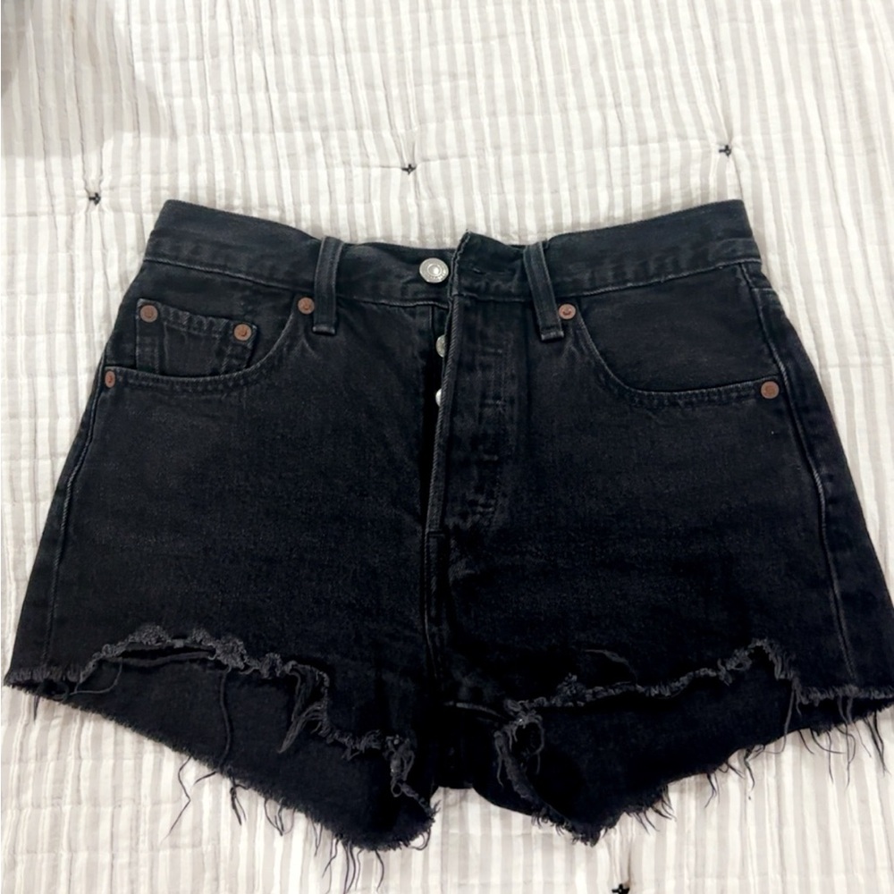 Levis 501 Original High Rise Shorts size 25